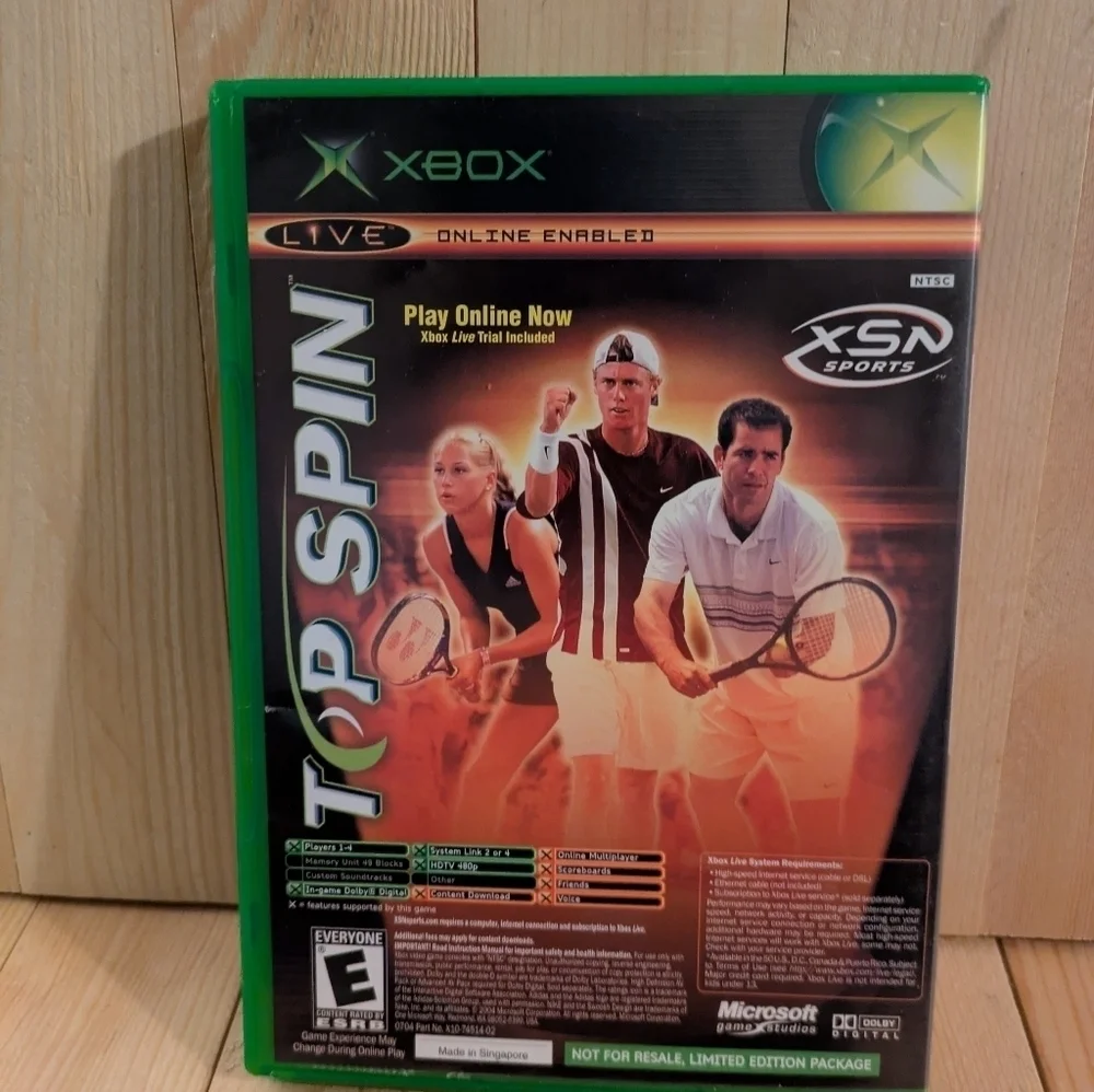 NCAA Football 2005 for Xbox - Green Case